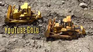 YouTube GOLD - DUEL DOZERS RIP the CUT - GOLD MAKES THE UGLY BEAUTIFUL!  (s2 e14) | RC ADVENTURES