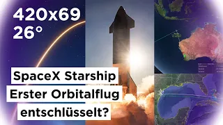 Die Orbital-Flugbahn des ersten SpaceX Starships #79