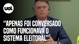 Bolsonaro sobre julgamento do TSE que pode o tornar inelegível: 'Tempestade em copo d'água'