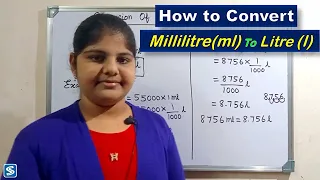 Conversion of Millilitre To Litre | How To Convert Millilitre To litre | Millilitre To Litre