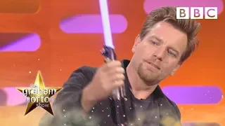 Ewan McGregor showing his light sabre tekkers | The Graham Norton Show - BBC