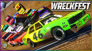 NASCAR Legends Attack HALFPIPE Track! | Wreckfest