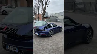 Porsche 911 (992) targa 4S - roof opening