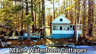 Maine Waterfront Cabin For Sale | This Property Not To Be Missed | Sebago Golf Course+ Lake