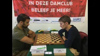 Martijn van IJzendoorn-Alessio Scaggiante.European Draughts Championship