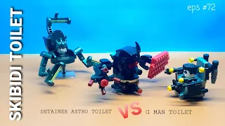 lego skibidi toilet | assemble the detainer astro toilet vs g man toilet