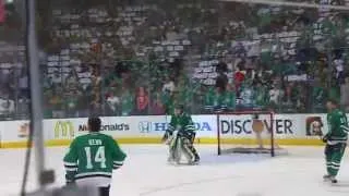 Dallas Stars vs. Anaheim Ducks Game 3 Warmups