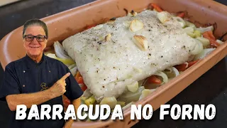 FILE de Barracuda no forno | Chef Zeca