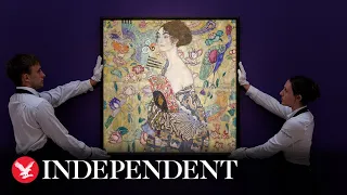 Live: Klimt’s last portrait ‘Lady with a Fan’ set for auction in London