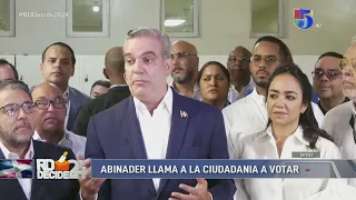 LUIS ABINADER PRESIDENTE DE LA REPÚBLICA EJERCE SU VOTO | RD DECIDE 2024