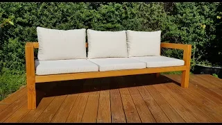 DIY Modern Outdoor Sofa - Gartenbank selber bauen