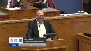 Mart Helme Kaja Kallasele: "Laske riiki juhtida kellelgi, kes sellega tegelikult hakkama saavad"