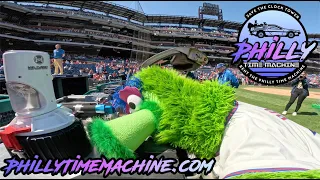 The Phillie Phanatic comes Back to the Future for his Birthday!