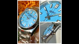 SEIKO Tiffany - ХОМАЖ на ROLEX (Циферблат цвета Tiffany)