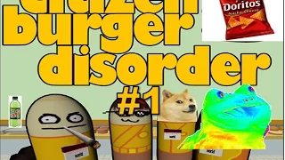 Citizen Burger Disorder Funny Moments: Big Burger,Fire Madness,Rat Burgers!