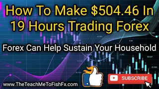 APRIL 22ND 2020 Ep. 1 - How To Make $504.46 Profit In 19 Hours Trading Forex