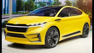 Skoda Vision iV all electric car concept intro and specs