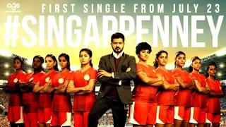 BIGIL - SINGAPPENNEY Official Lyric Video Song | Thalapathy Vijay | Ar Rahman Atlee