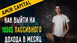 Как выйти на 1000$ Пассивного дохода в Amir Capital ?