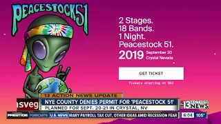 Nye County denies permit for 'Peacestock 51'