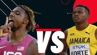 Julian Forte Noah Lyles Andre Degrasse Sachin Dennis Massive 100m Tom Jones Invitation