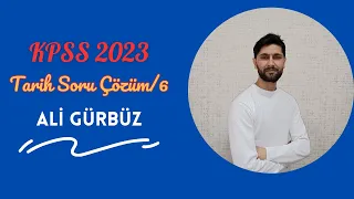 KPSS 2023 | Tarih Soru Çözüm-6 / Osmanlı Duraklama Dönemi - Ali Gürbüz #kpss #kpss2023