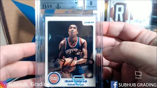 Subhub Grading December BAS #1 Becket Authentication Services 1984 Isiah Thomas Star