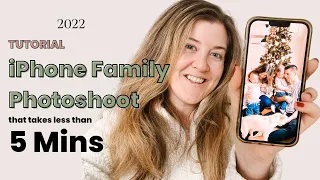 DIY Family Christmas Photos | Tips to taking your own family holiday photos with your phone 2022