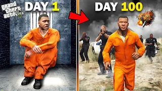 GTA 5 : Franklin & Shinchan Spent 100 Days In Prison GTA 5 !