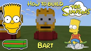 How to Build Bart Simpson from The Simpsons in Minecraft!!