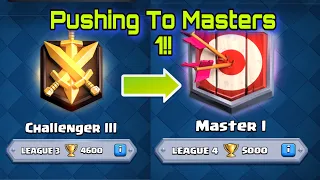 How To Get From Challenger 3 To Masters 1 Fast!!!||Clash Royale||(2021)