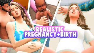 TOP MODS FOR THE MOST REALISTIC PREGNANCY & BIRTH IN THE SIMS 4!