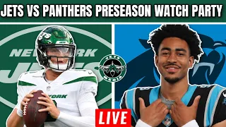 NEW YORK JETS VS CAROLINA PANTHERS LIVE PLAY BY PLAY REACTION WATCH PARTY - PRESEASON 2023