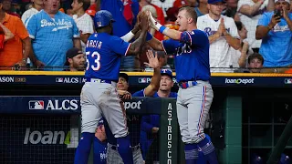 He did it AGAIN! Adolis García adds to the Rangers Game 7 lead!