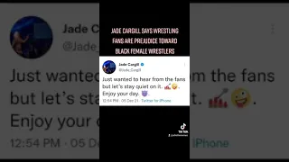 Jade Cargill Says Wrestling Fans Are Prejudice Toward Black Female Wrestlers #AEW #allelitewrestling