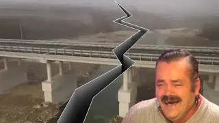 В Северной Осетии дал трещину мост, за полМиллиарда  рублей