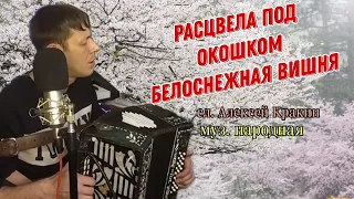 Расцвела под окошком болоснежная вишня (сл.Алексей Кракин муз. народная) под гармонь