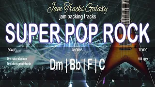 SUPER POP ROCK Backing Track/Type Beat in Dm (104 bpm)