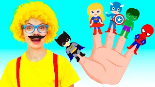 Superheroes Finger Family Song | Daddy Finger + More | Kids Songs | Do Re Mi