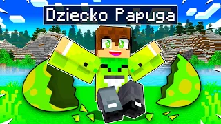 URODZIŁEM SIĘ JAKO MAŁA PAPUGA w Minecraft!