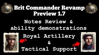 Brit Commander revamp preview notes review & demonstrations