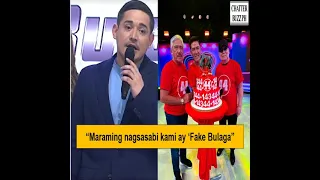 Paolo Contis, nasasaktan sa nagsasabing 'Fake Bulaga' ang kanilang programa.