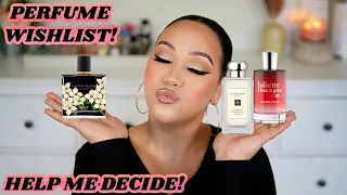 WHAT PERFUMES ARE ON MY WISHLIST?| I WANT THESE! MY PERFUME COLLECTION 2023 | AMY GLAM ✨