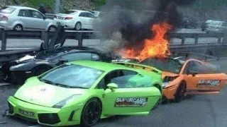 EXTREME SUPERCAR Idiot Drivers CRASH 2016 & 2017 (No pics, no background music)