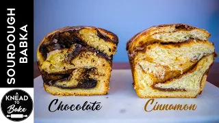 Sourdough Babka with Chocolate or Cinnamon Filling