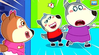 Baby Wolf, Don't Tease Mommy Wolf Anymore! | Cartoons for Kids | @mommywolf