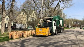 Curotto Can Garbage Truck vs 70 Bags- Bulk Yardwaste Clean Up