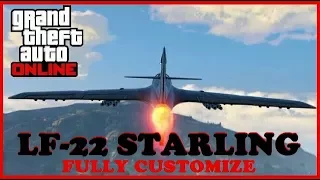LF-22 STARLING FULLY CUSTOMIZE NEW DLC SMUGGLERS RUN GTA ONLINE
