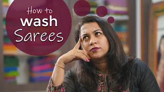 How to wash Silk Sarees?