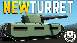 This TURRET Fits Right!?  -  Heavy Tank Build - Stormworks Search and Destroy